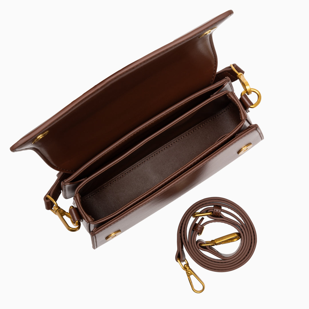 <tc>Borsa a tracolla in pelle Britney Sleek</tc>