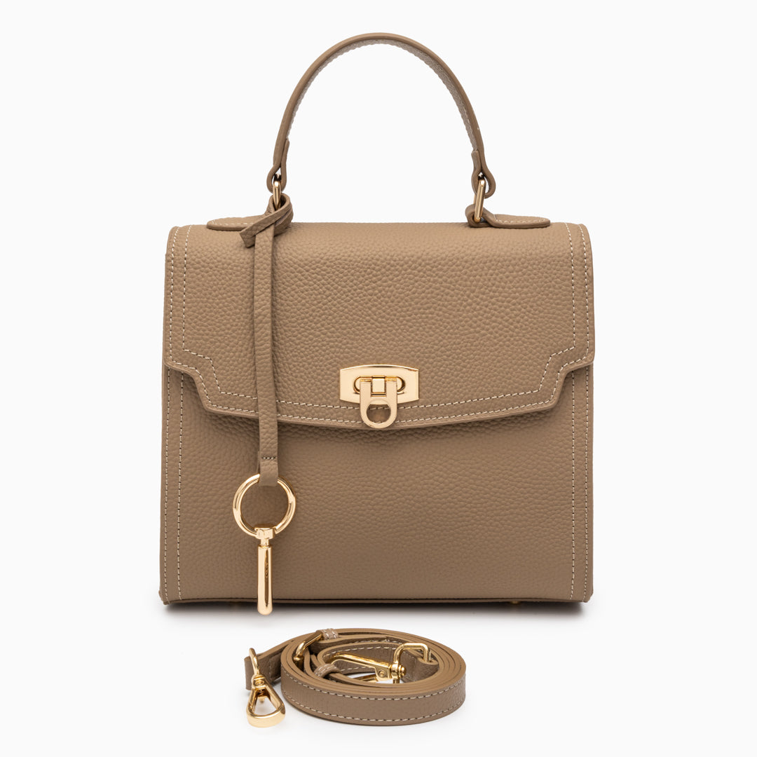 <tc>Aubri - Borsa in pelle strutturata</tc>