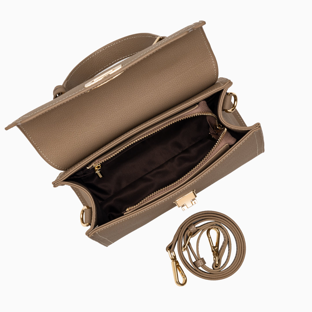 <tc>Aubri - Borsa in pelle strutturata</tc>
