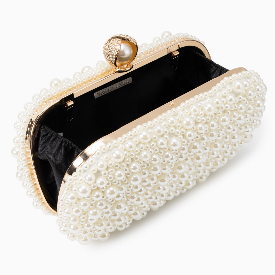 Pochette Chantal con perle