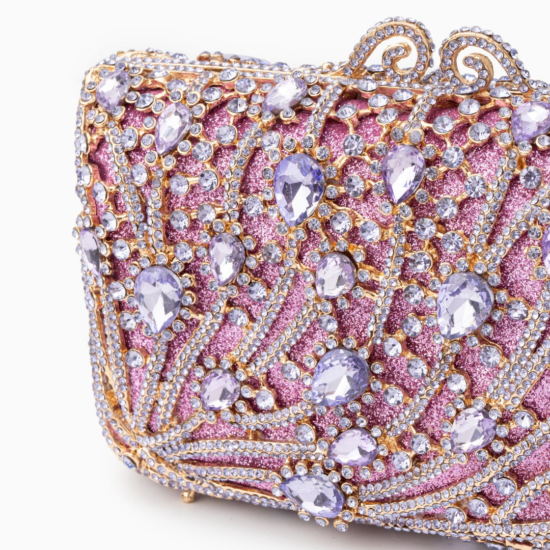 (CS) Pochette con strass Siena