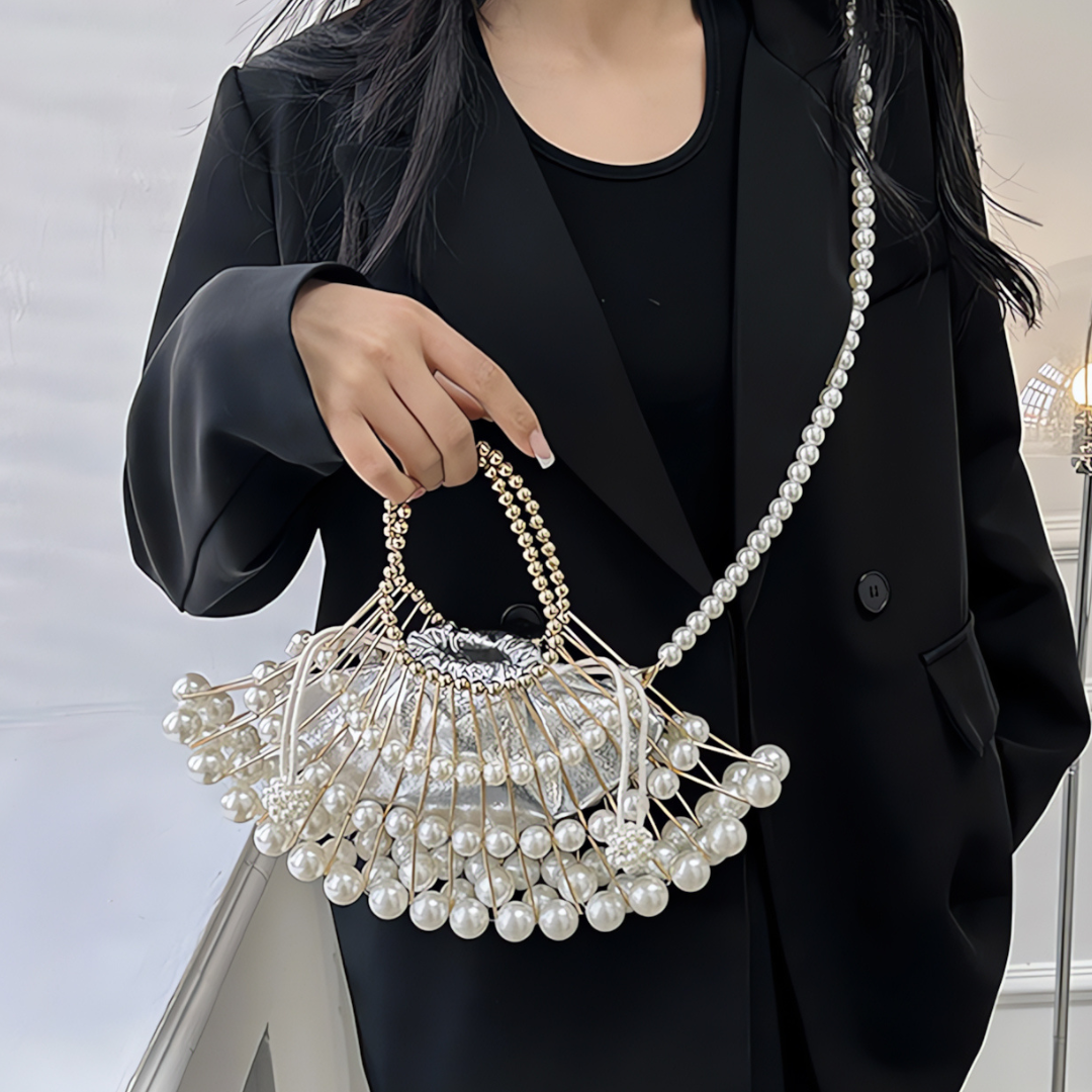 Borsa con perle di Sicilia