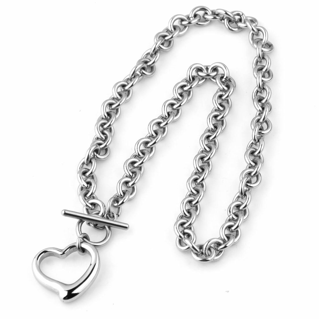 Set di gioielli a cuore con chiusura a ginocchiera vintage