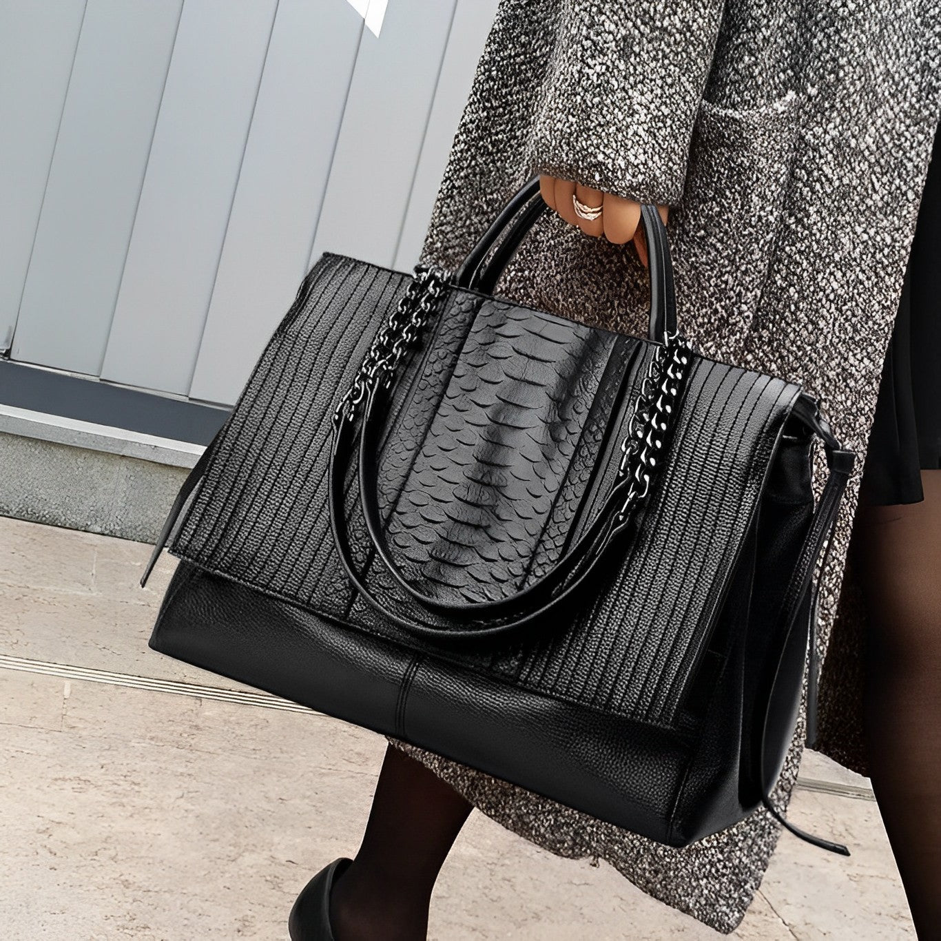 Borsa tote media Euphemia
