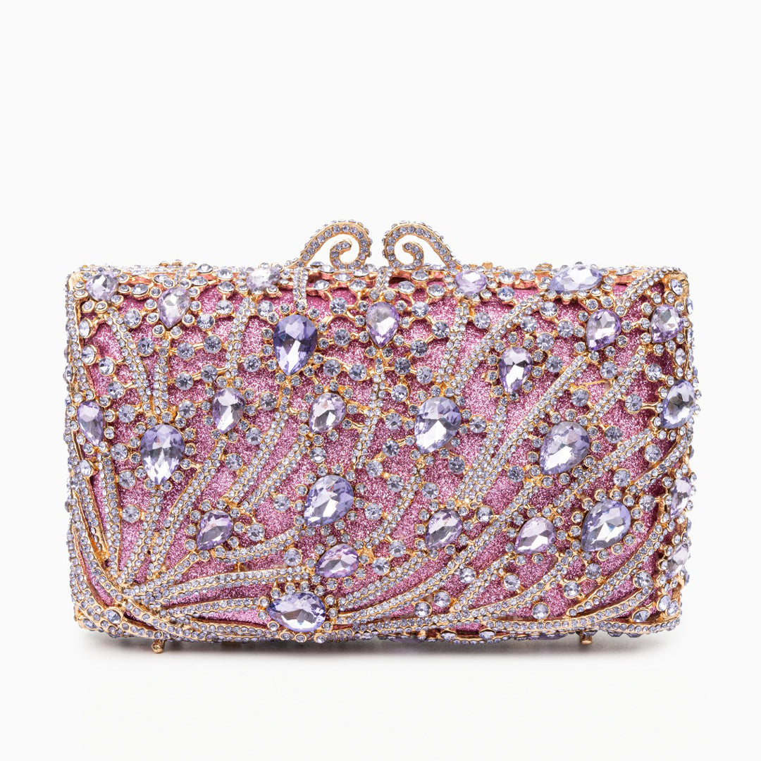 Pochette Siena con strass