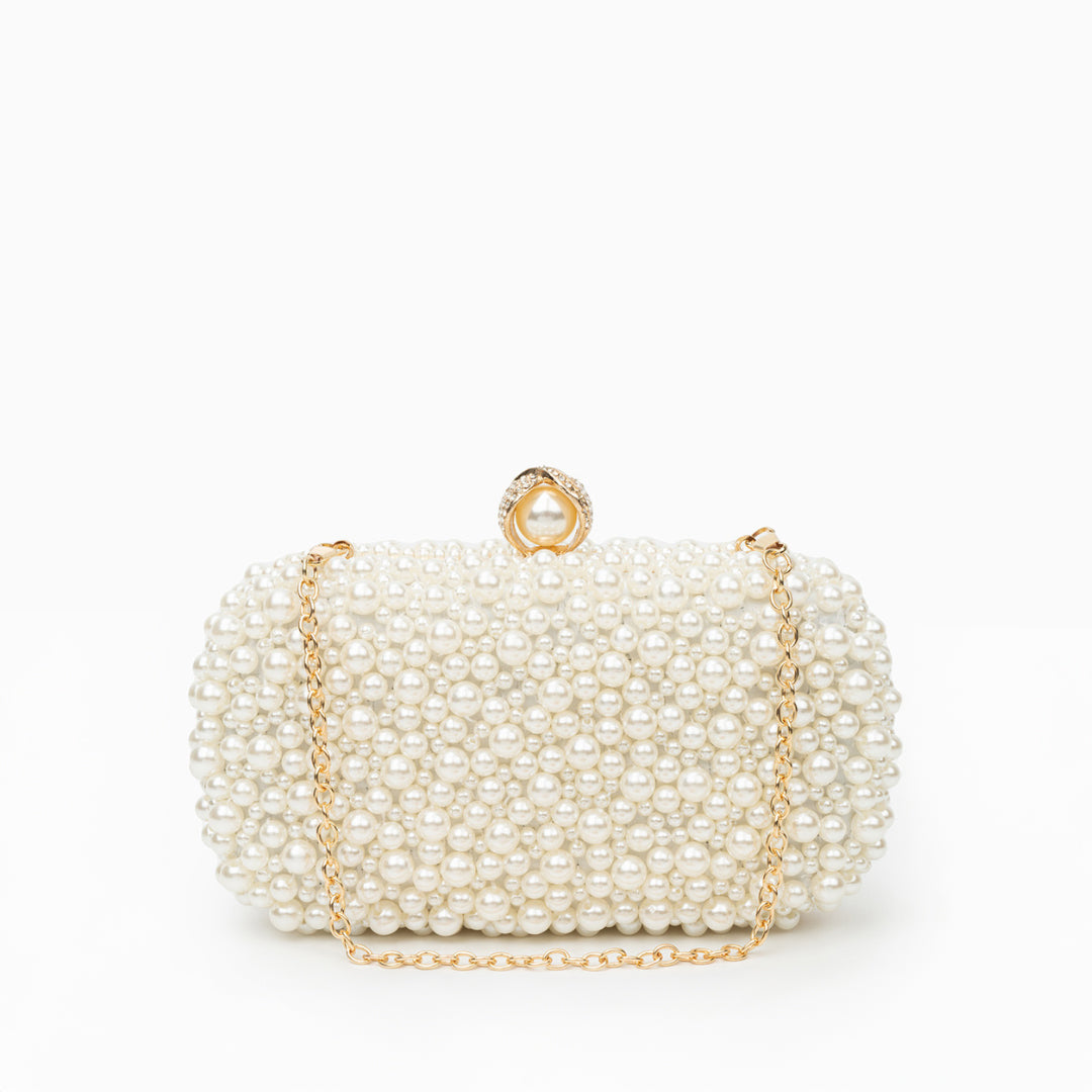 Pochette Chantal con perle