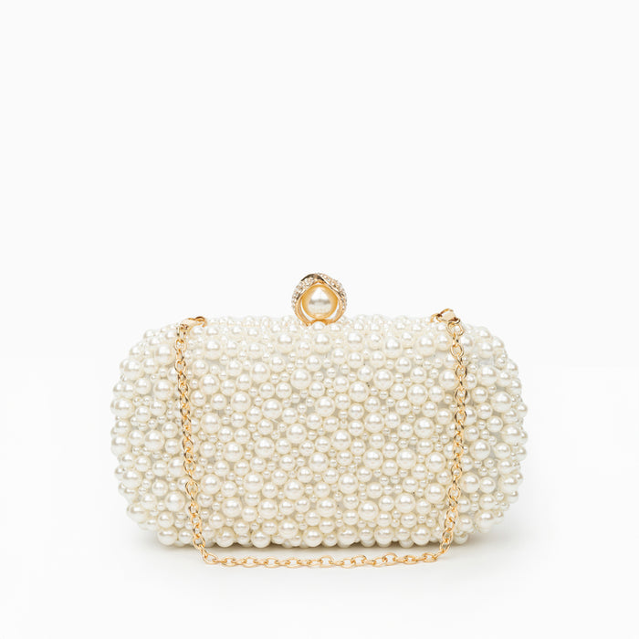 <tc>Chantal パールクラッチバッグ
</tc>