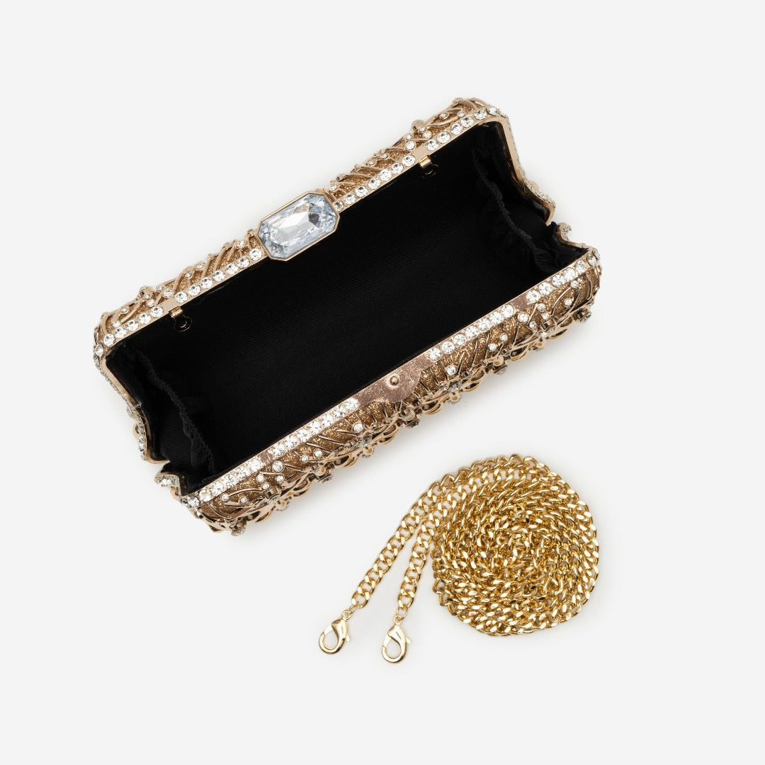 Pochette Angelina con strass
