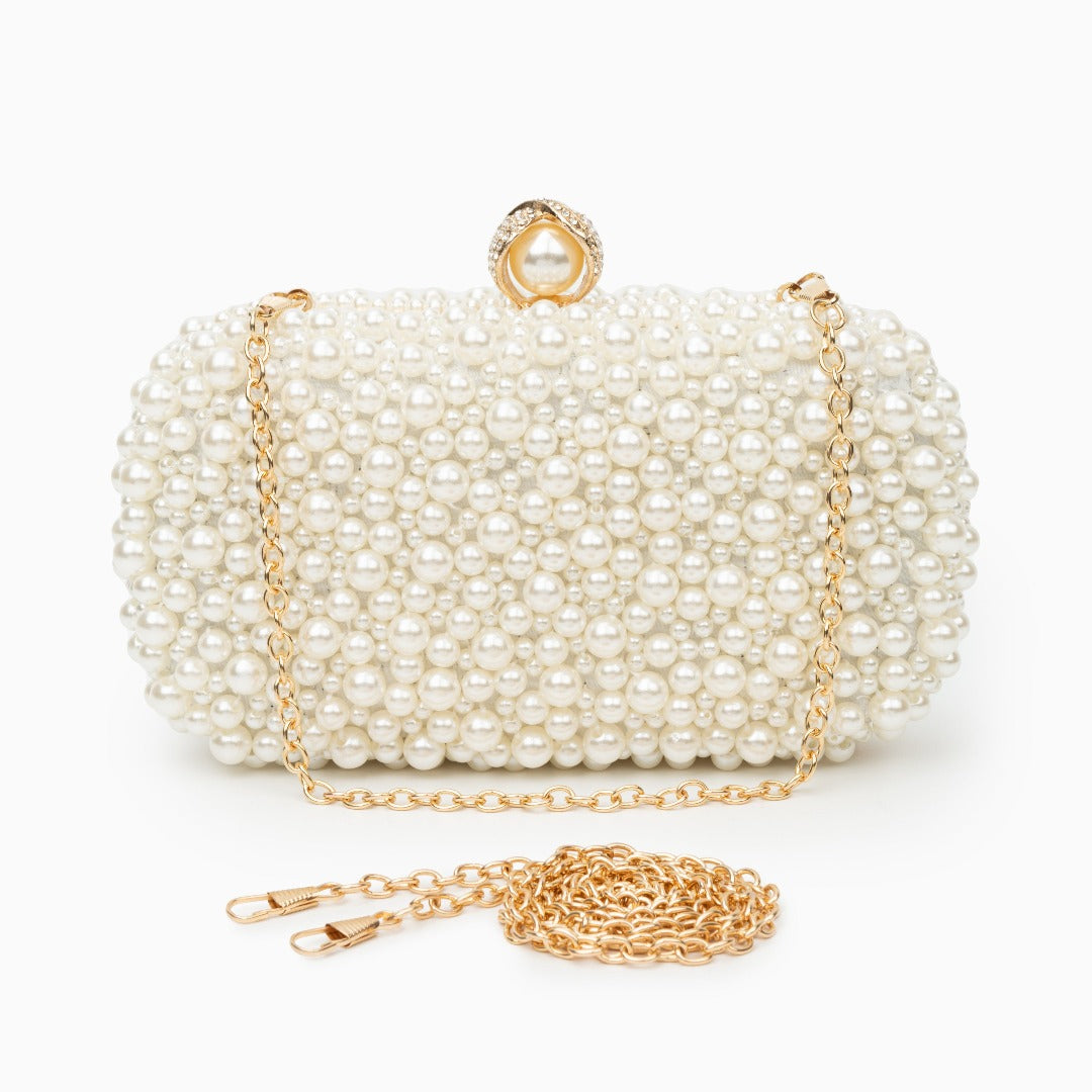 Pochette Chantal con perle