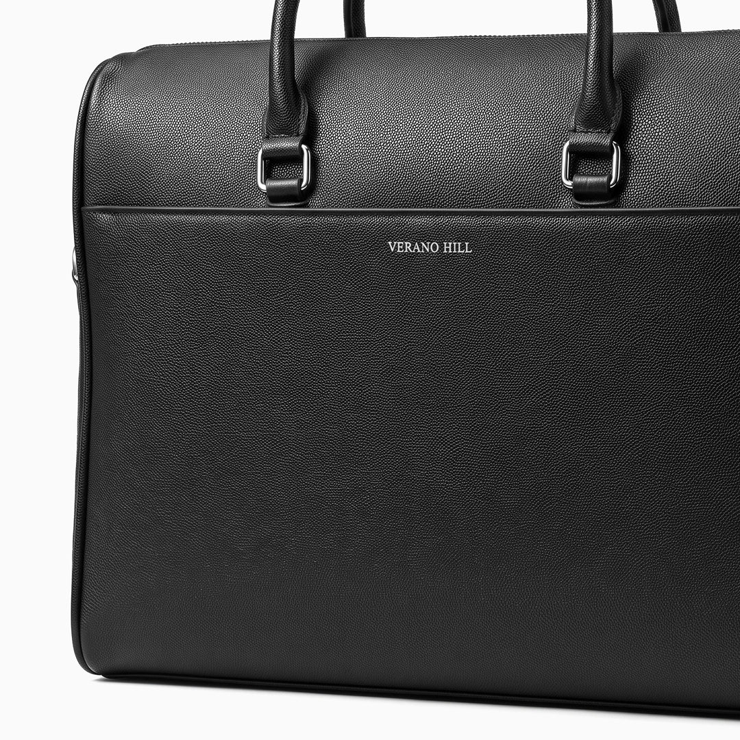 Grained Leather Briefcase