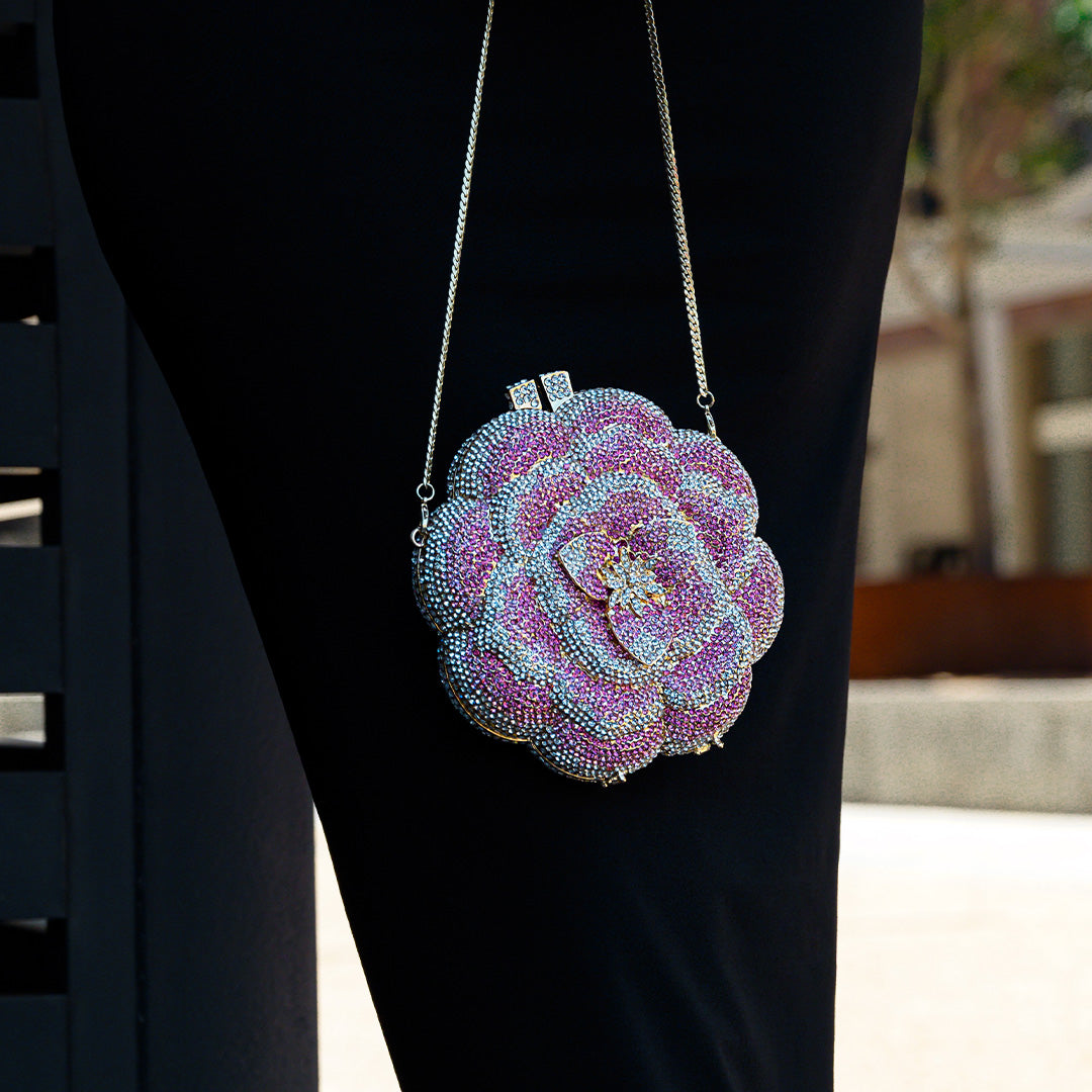 Pochette Jeline a fiori