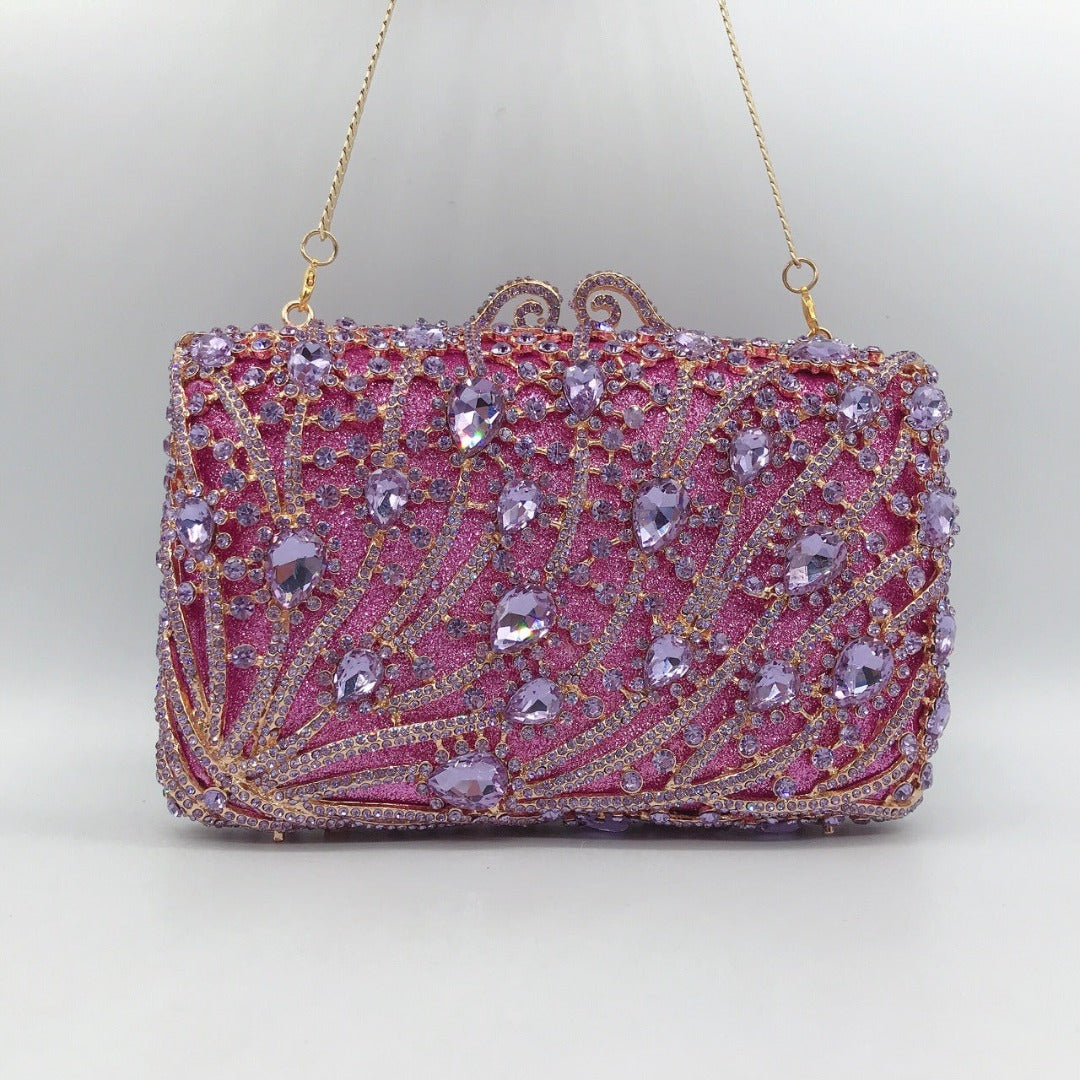 Pochette Siena con strass