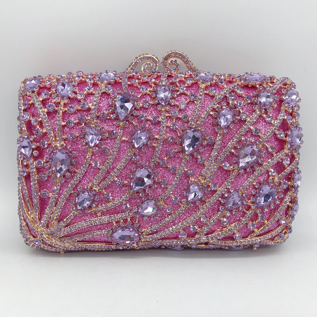 Pochette Siena con strass