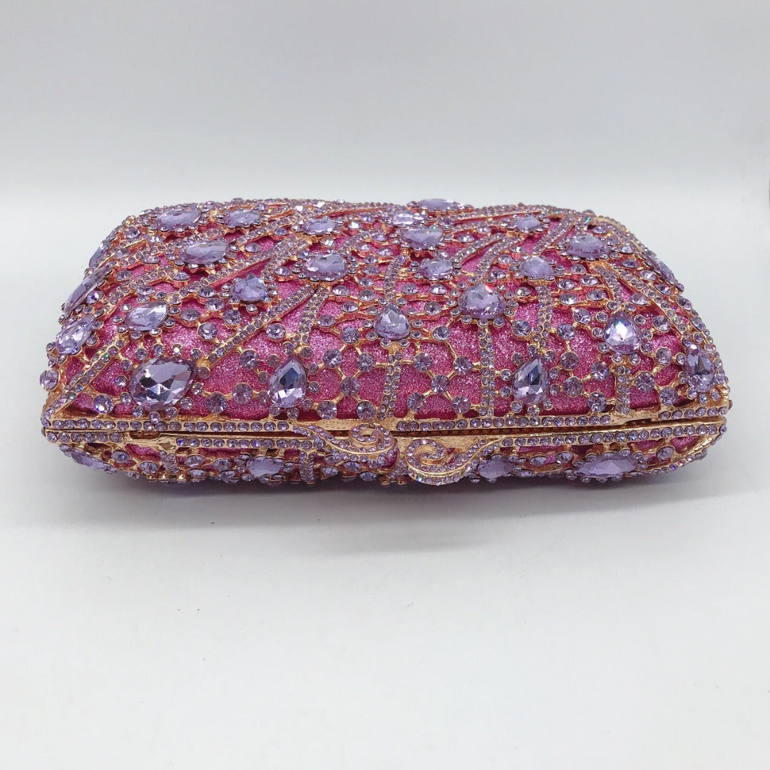 Pochette Siena con strass