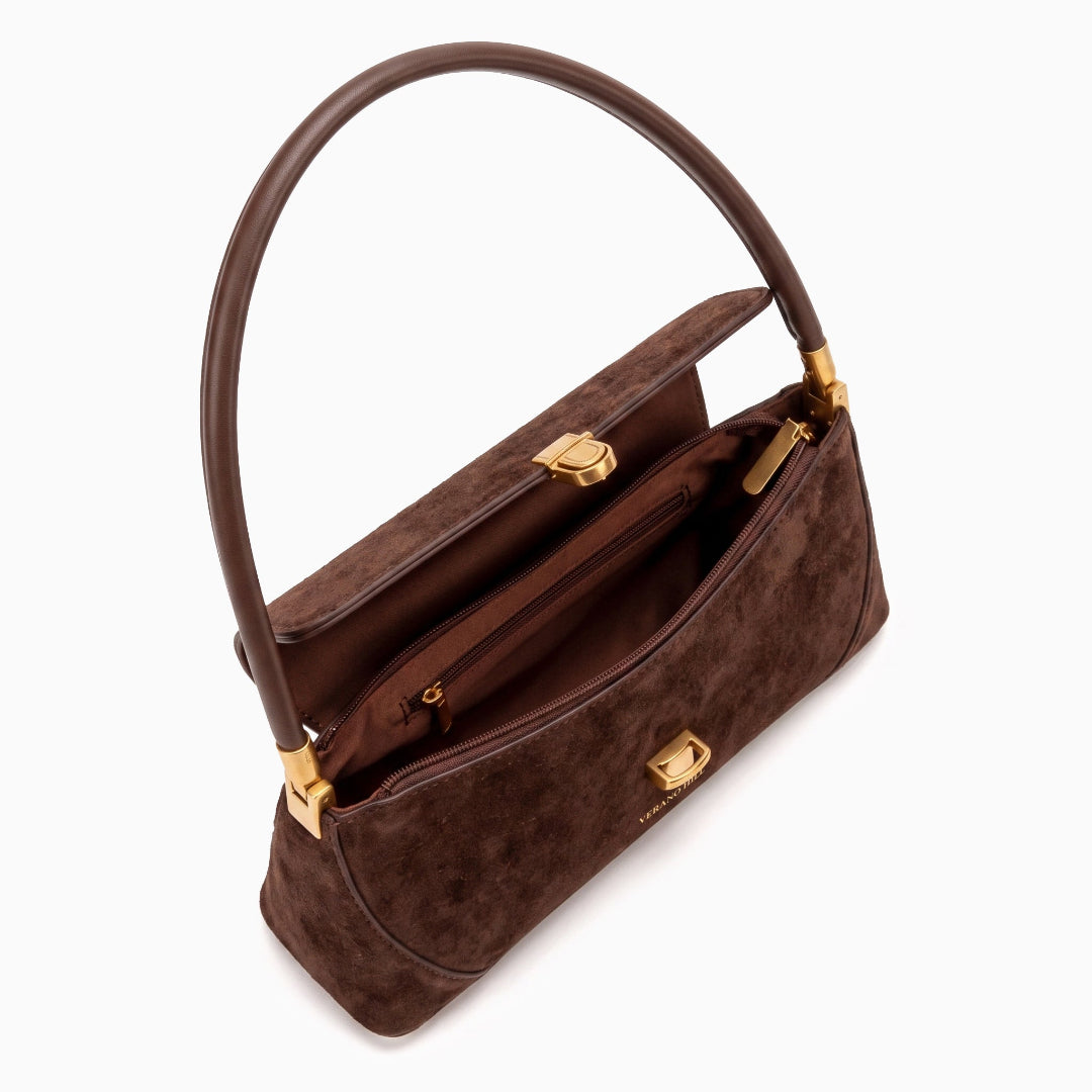 Parisienne Suede Shoulder Bag