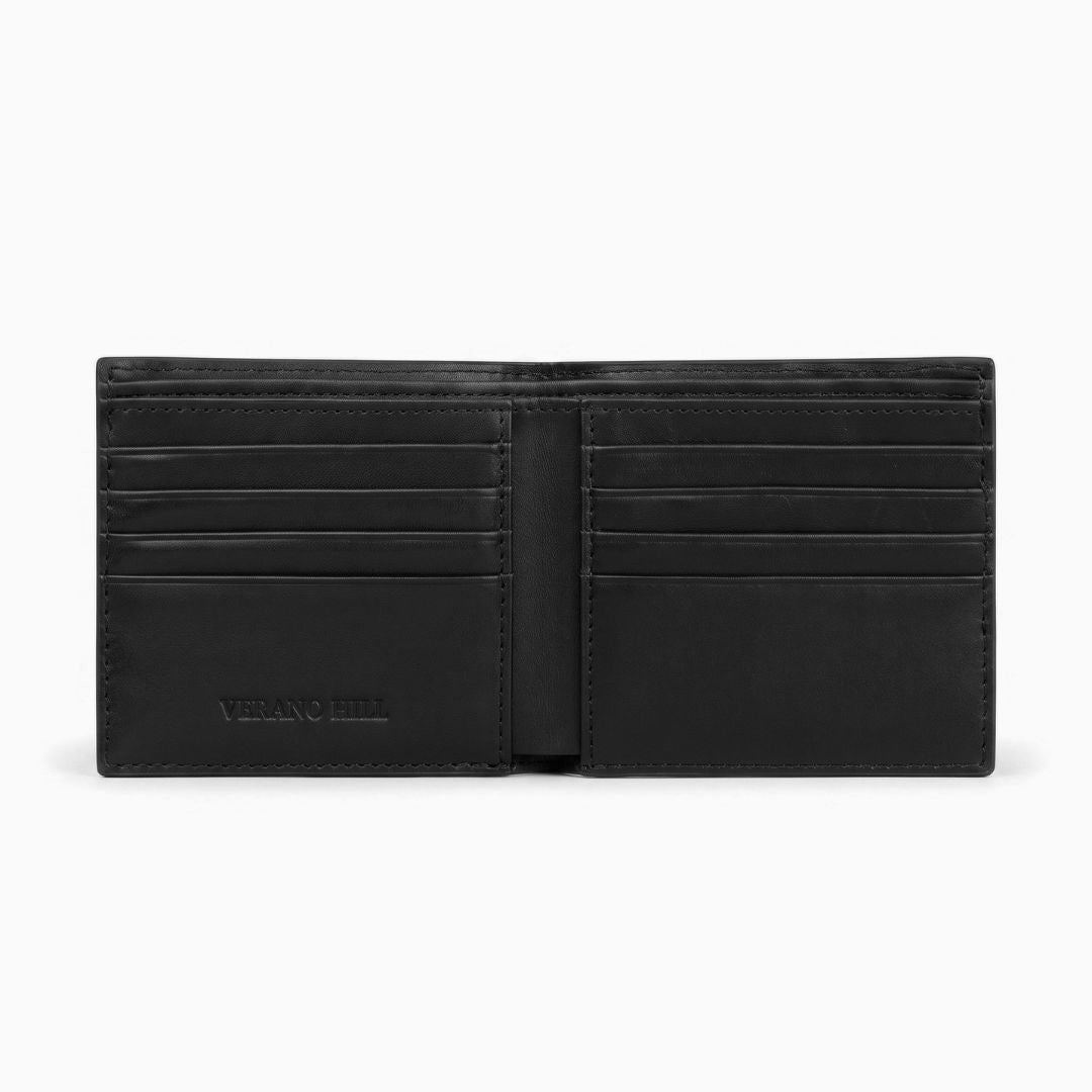 Pebbled Leather Bifold Wallet