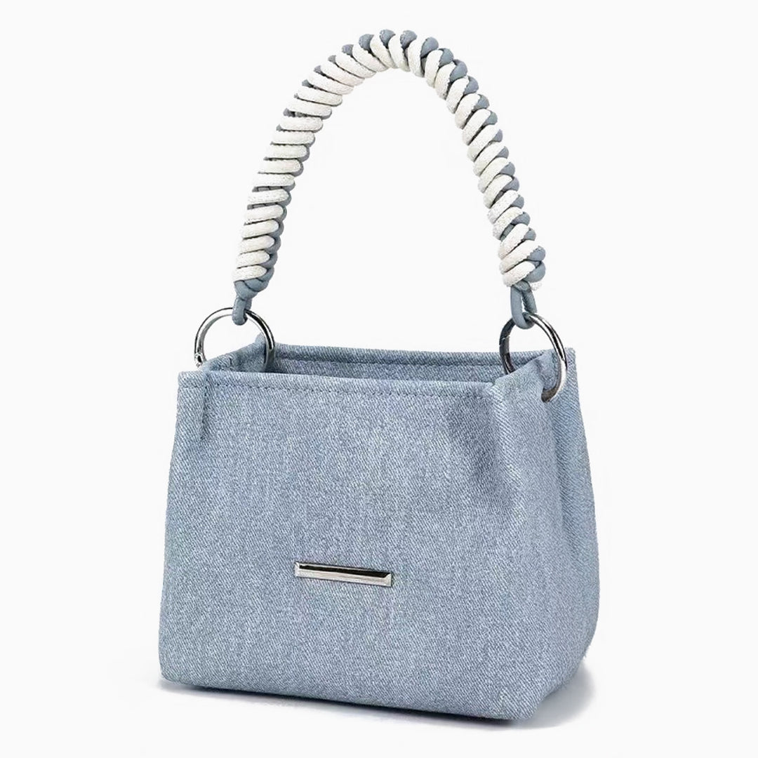 Borsa a secchiello Ellie in denim