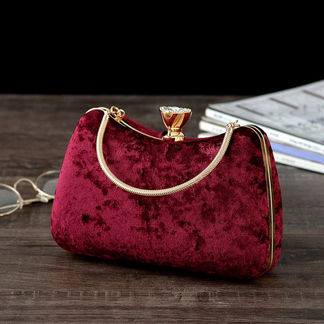 (CS) Pochette in velluto