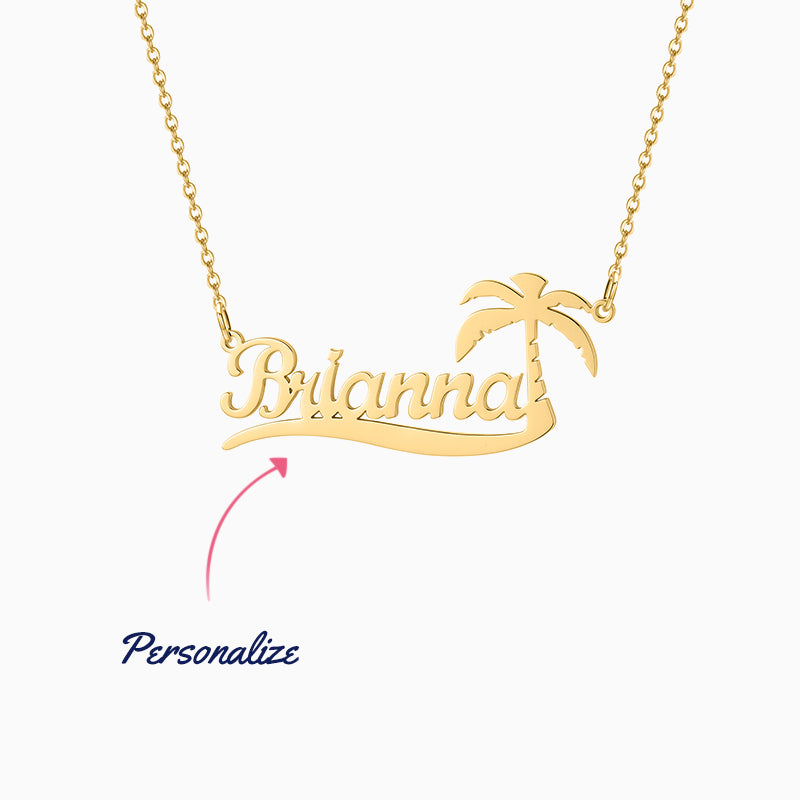 Collana con nome tropicale