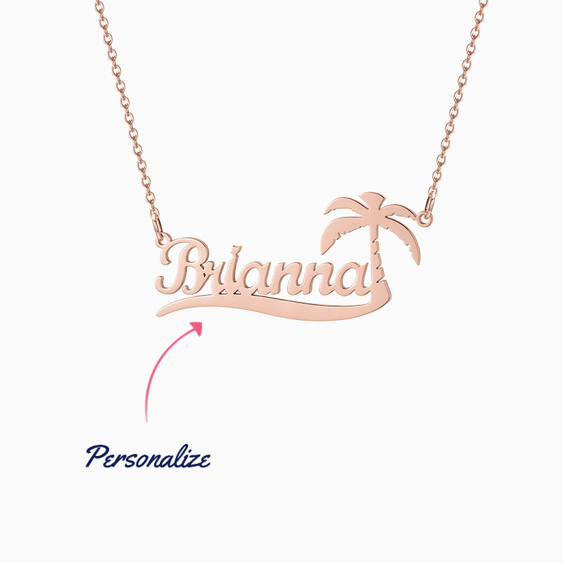 Collana con nome tropicale