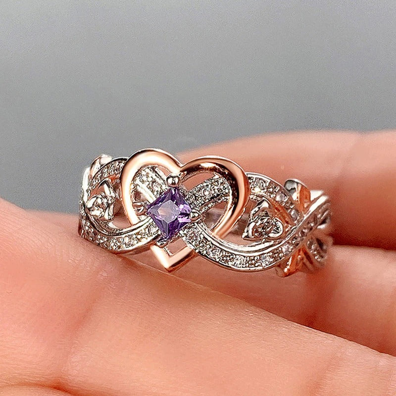 Anello cuore romantico da donna