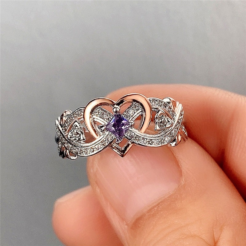 Anello cuore romantico da donna