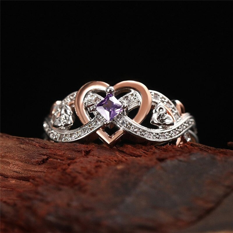 Anello cuore romantico da donna